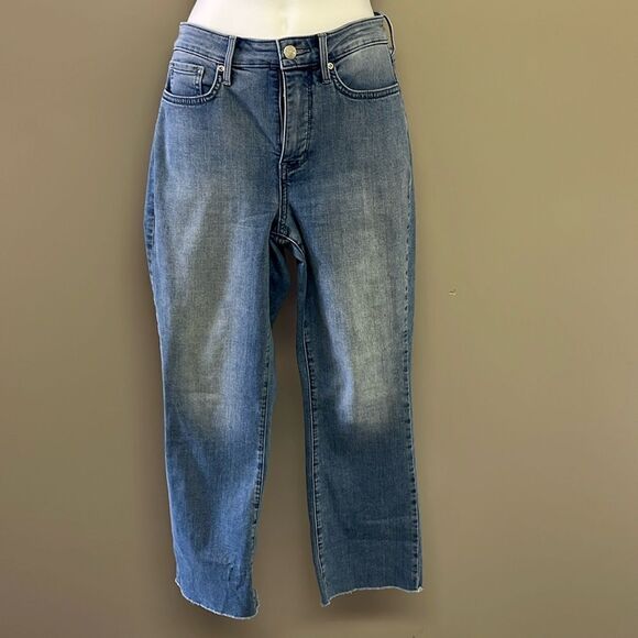 NYDJ Light Blue Cool Embrace Slim Bootcut 5-Pocket Jeans- Sz  4** read below - Picture 1 of 14
